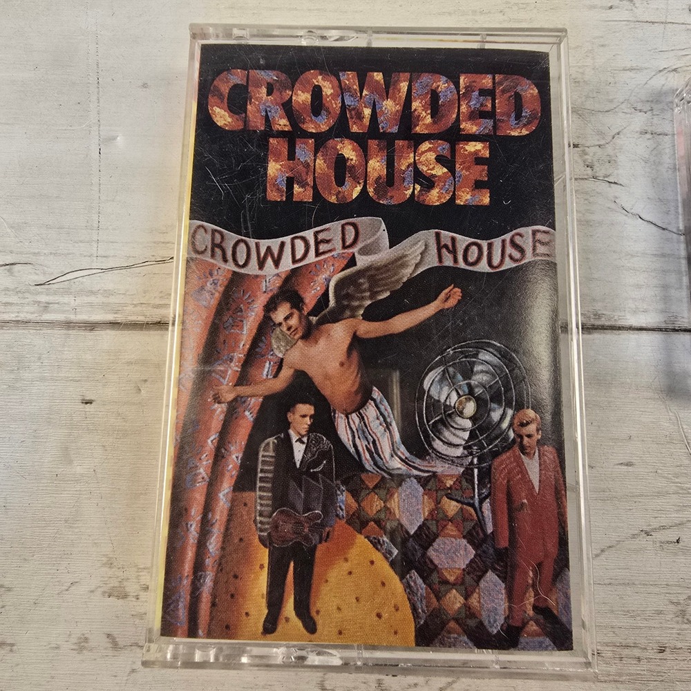 VTG Crowded House Self Titled Cassette Tape 1986 Capitol Records 4XT-12485 Debut